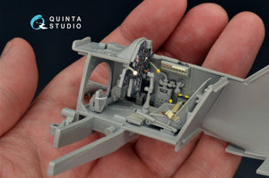 Quinta Studio QD32052 Bf 109E-3 3D-Printed &amp;amp; colored Interior on decal paper (for Cyber-hobby/Dragon kit) 1/32 – Bild 6