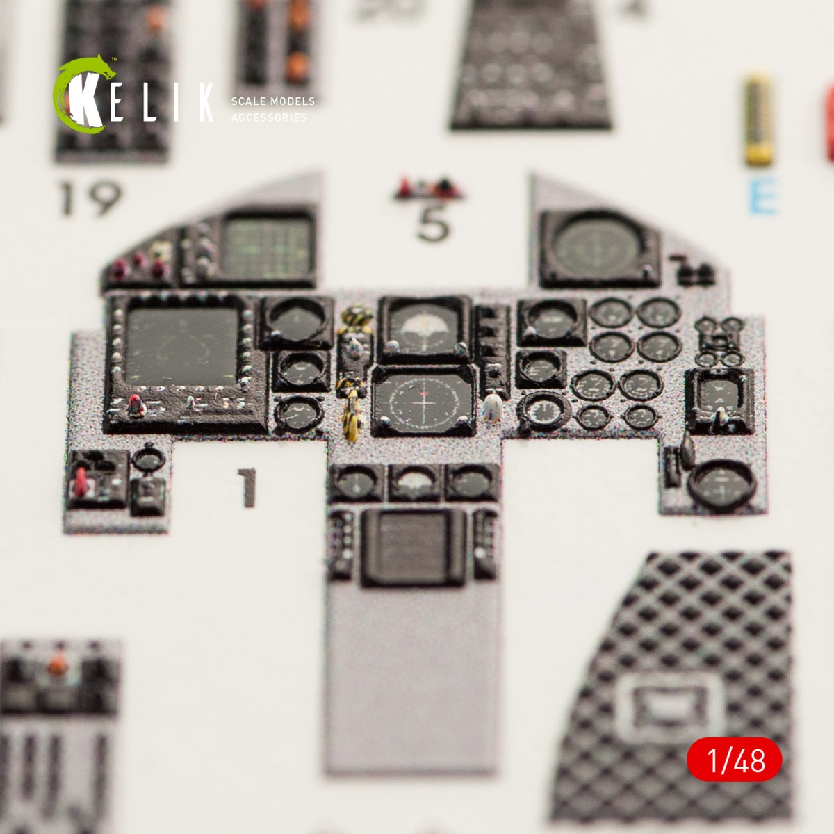 KELIK K48044 F-15C MSIP II EAGLE INTERIOR 3D DECALS FOR GWH KIT 1/48 – image 2