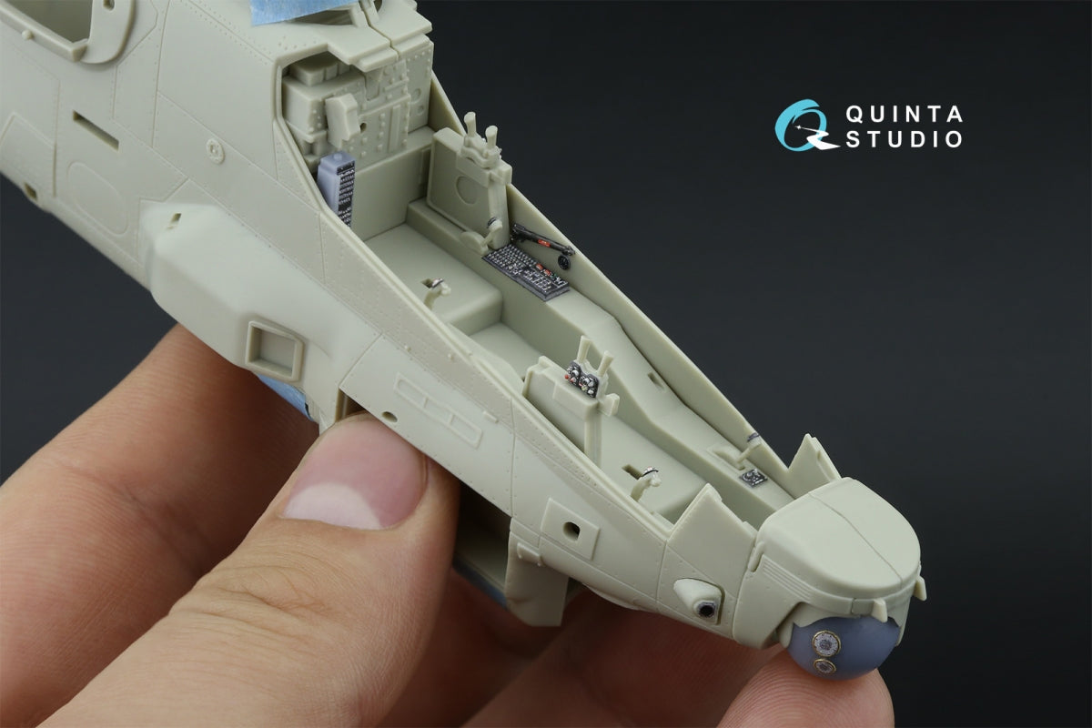 Quinta Studio QDS-48535 AH-1Z Zulu Cobra/Viper 3D-Printed &amp;amp; colored Interior on decal paper (KittyHawk) (small version) 1/48 – image 8