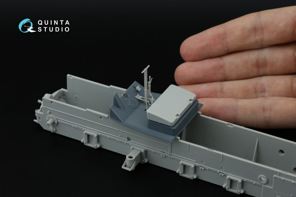 Quinta Studio QD+35157 Komintern Artillery Tractor 3D-Printed &amp; coloured Interior on decal paper (Trumpeter) (with 3D-printed resin parts) 1/35