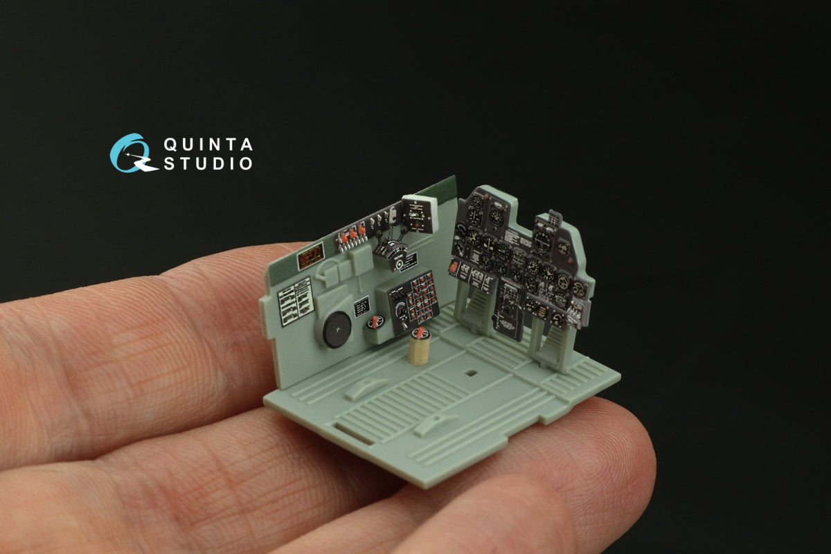 Quinta Studio QD48442 P-47N Thunderbolt 3D-Printed colored Interior on decal paper (Academy) 1/48 – immagine 9