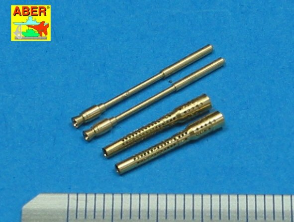 Aber A32005 Ensemble de 2 canons pour mitrailleuses d&amp;#39;avion allemandes MG 131 de 13 mm (type ancien) (1/32) – image 2