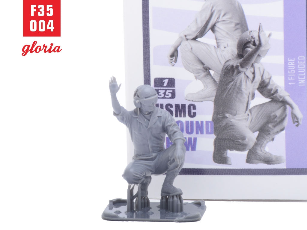 Gloria F35004 USMC Ground Crew Type 4 3D Printed Figures 1/35 – image 4