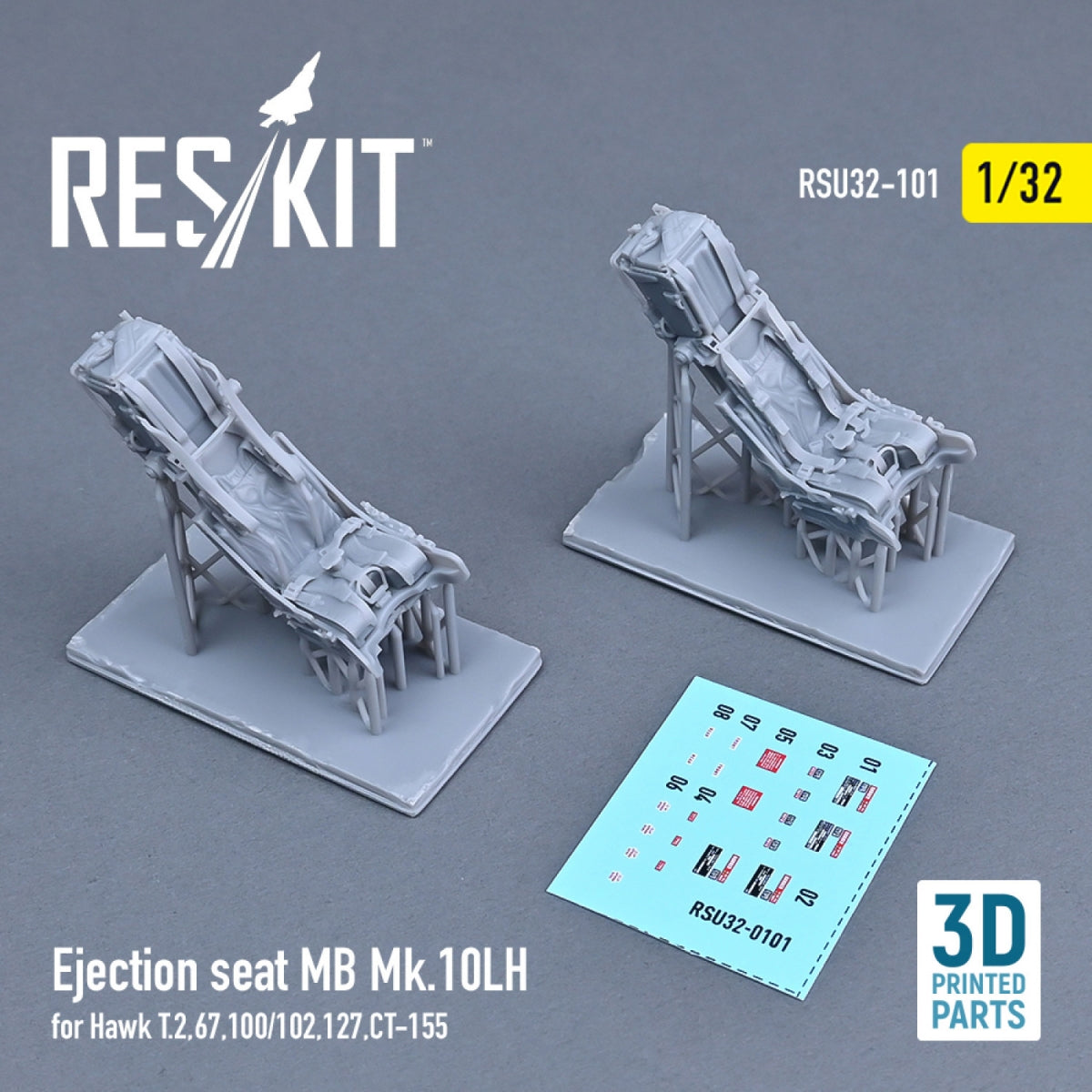 RESKIT RSU32-0101 EJECTION SEAT MB MK.10LH FOR HAWK T.2,67,100/102,127,CT-155 (3D PRINTED) 1/32 – image 2