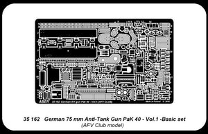 Aber 35162 German PaK40 anti-tank gun part 1 basic set (AFV) (1/35) – image 4