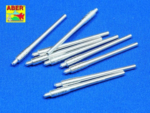 Aber 350L-09 Set of 9 pcs 460 mm barrels for Japanese ships Yamato and Musashi 1/350 – imagen 3