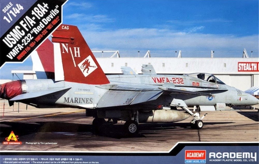 Academy 12627 USMC F/A-18A+ VMFA-232 "Red Devils" 1/144