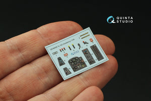 Quinta Studio QD48499 Ta 183 3D-Printed &amp;amp; colored Interior on decal paper (Academy) 1/48 – image 5