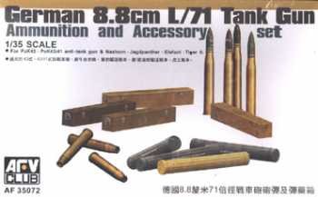 AFV Club 35072 8.8cm L/71 Ammunition and Accessories 1/35