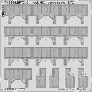 Eduard 73834 Chinook HC.1 cargo seats AIRFIX 1/72 – image 2