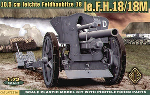 ACE 72216 German le FH18 10.5 cm Field Howitzer (1/72)