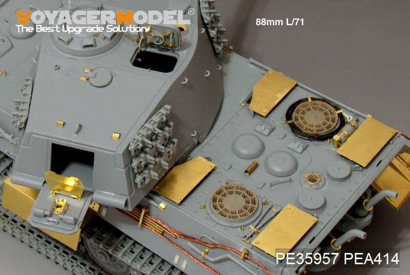 Voyager Model PE35957 WWII German King Tiger (Hensehel Turret) For HOBBYBOSS 84533 1/35 – obrázek 20