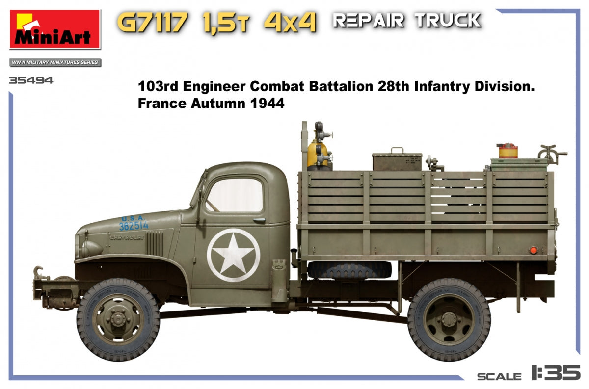 MiniArt 35494 G7117 1.5T 4x4 Repair Truck 1/35 – image 6