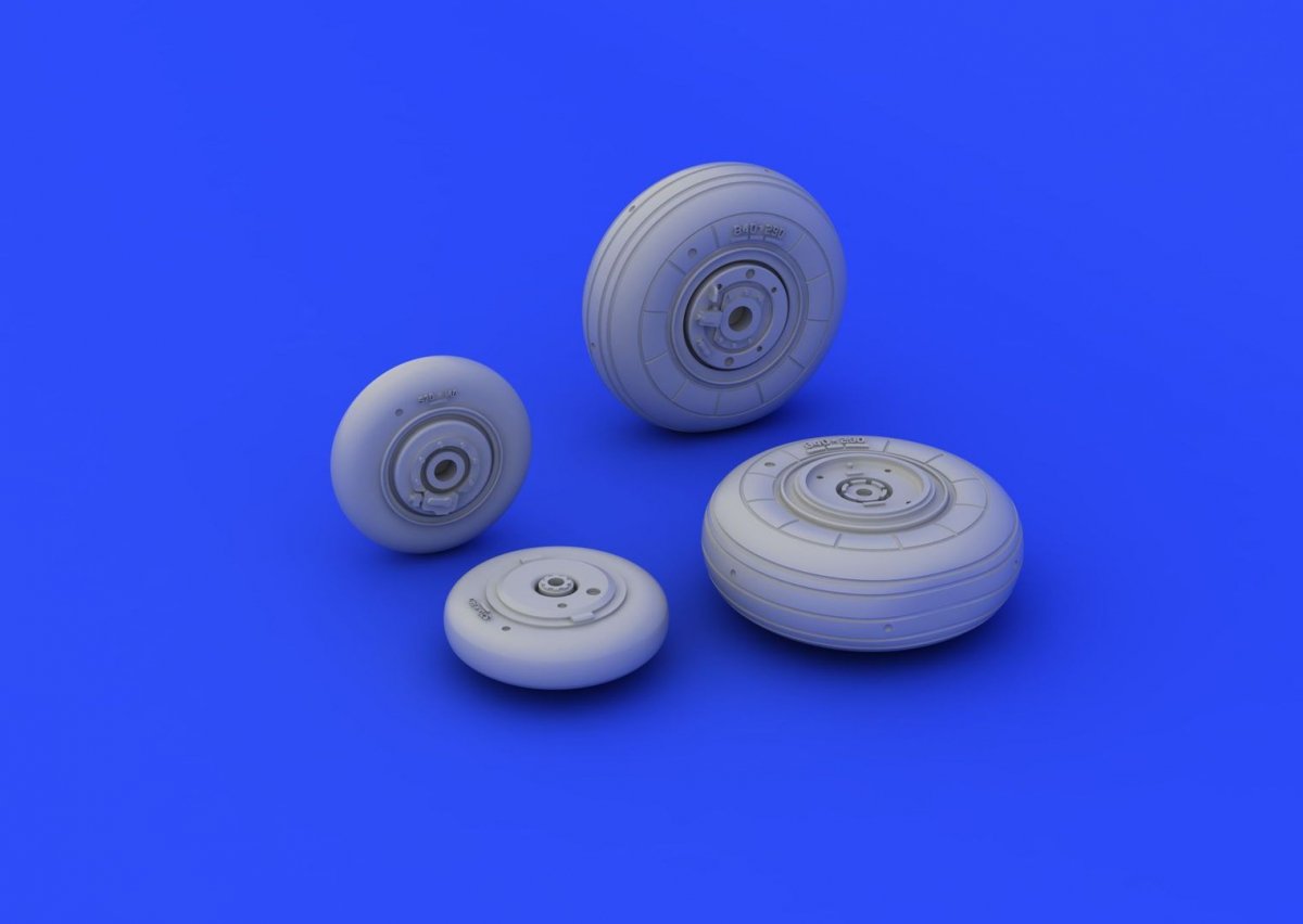 Eduard 672090 MiG-29 wheels 1/72 (TRUMPETER) – Bild 2