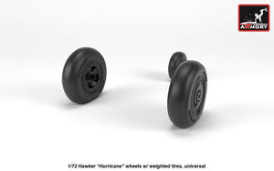 Armory Models AW72416 Hawker Hurricane wheels w/ weighted tires 1/72 – obrázek 4