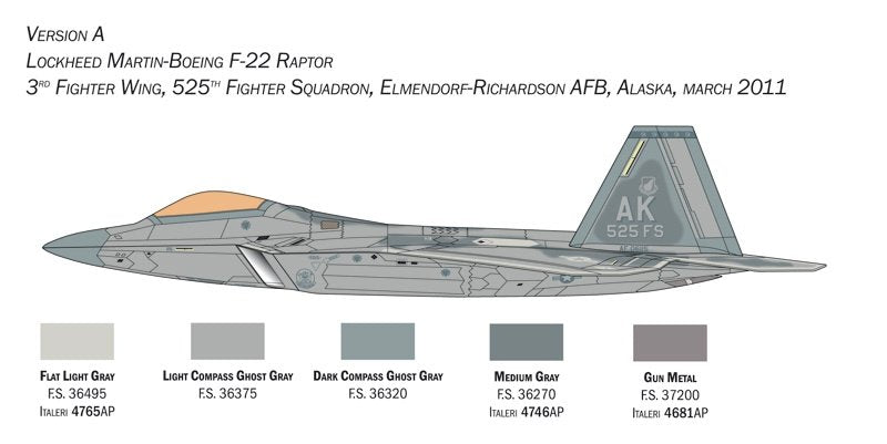 Italeri 2822 F-22 A Raptor 1/48 – zdjęcie 9