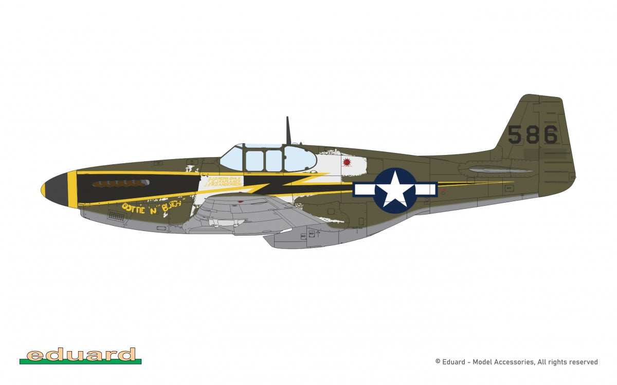 Eduard 82108 P-51B/ C Mustang w/ dorsal fin 1/48 – immagine 12