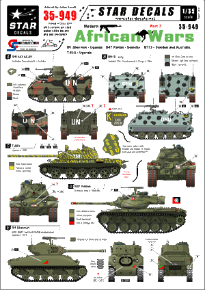 Star Decals 35-949 Modern African Wars 2 1/35