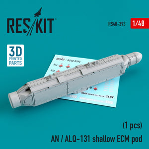 RESKIT RS48-0393 AN/ALQ-131 SHALLOW ECM POD 1/48