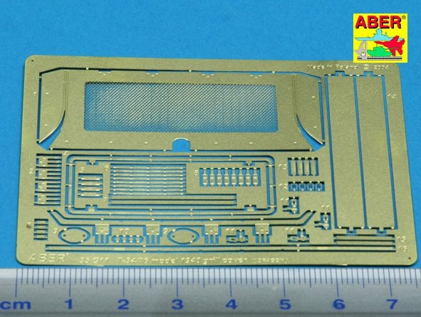 Aber 35G11 Grille cover for russian tank T-34/76 model 1940 1/35 – immagine 2