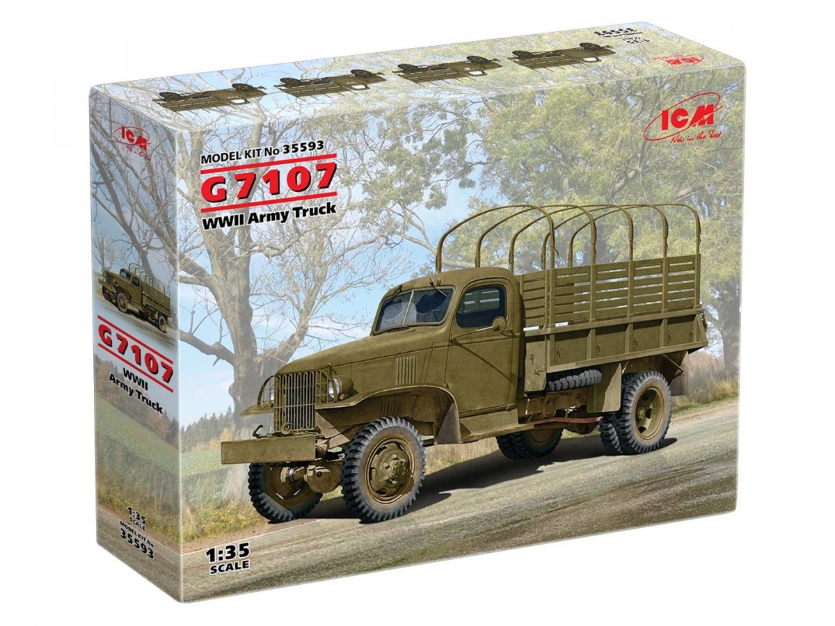 ICM 35593 G7107 WWII Army Truck 1/35 – image 2