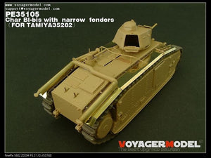 Voyager Model PE35105 WWII French Char BI-bis with narrow fenders (B ver include Gun barrel) for TAMIYA 35282 1/35 – image 5