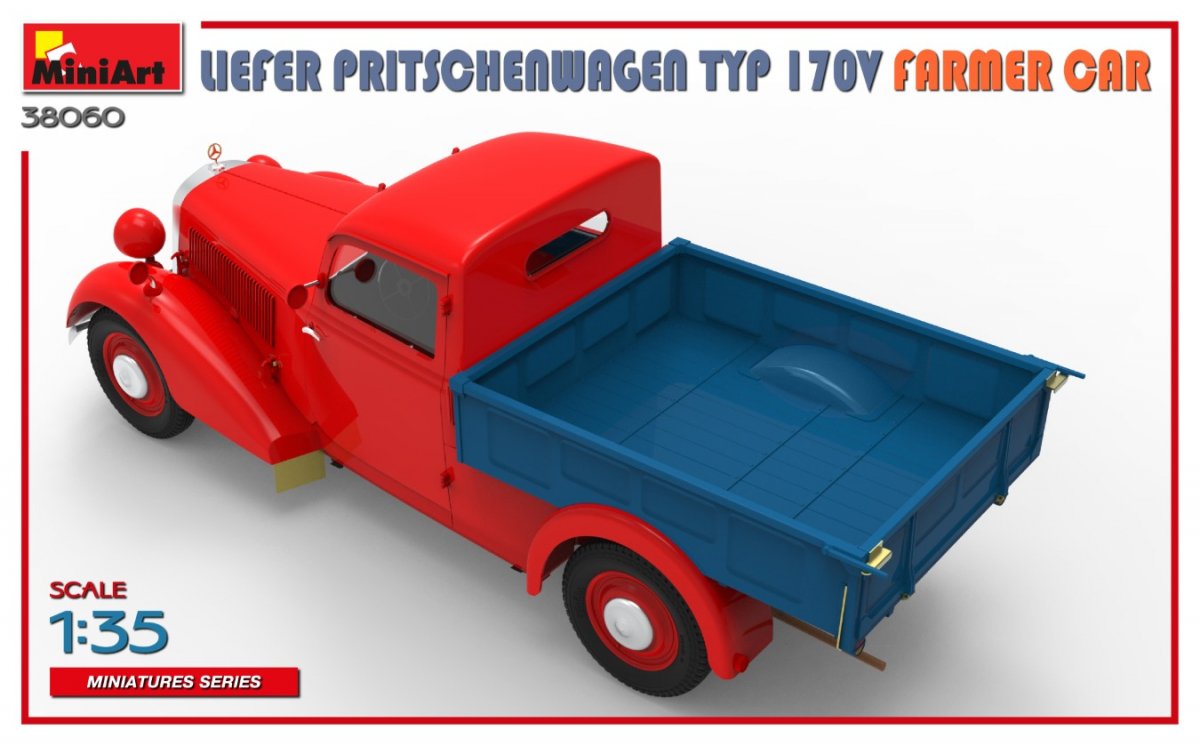 MiniArt 38060 LIEFER PRITSCHENWAGEN TYP 170V FARMER CAR 1/35 – image 6