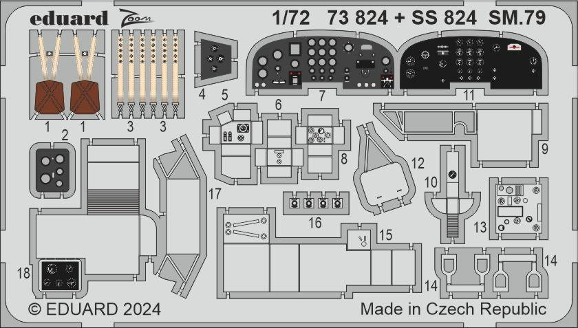 Eduard BIG72181 SM.79 ITALERI 1/72 – image 6