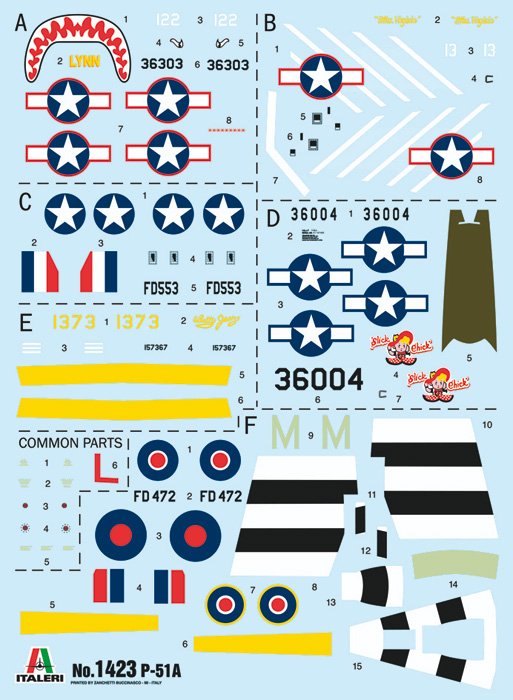 Italeri 1423 P-51A Mustang 1/72 – Bild 6