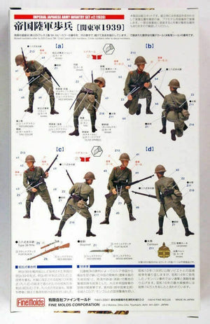 Fine Molds FM49 Infanterie de l&amp;#39;Armée impériale japonaise, Armée du Kwantung, échelle 1/35 – image 6