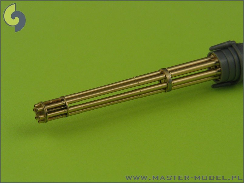 Master AM-32-029 M61 A1 Vulcan - Six-barrelled rotary 20mm cannon - turned barrels with etched barrel clamps 1/32 – image 2