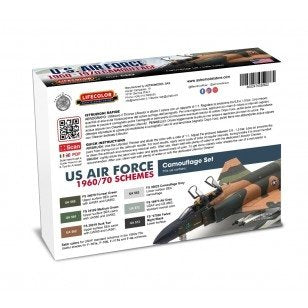 Lifecolor CS62 Acrylic paint set USAF 1960-70 6x22ml – Bild 2