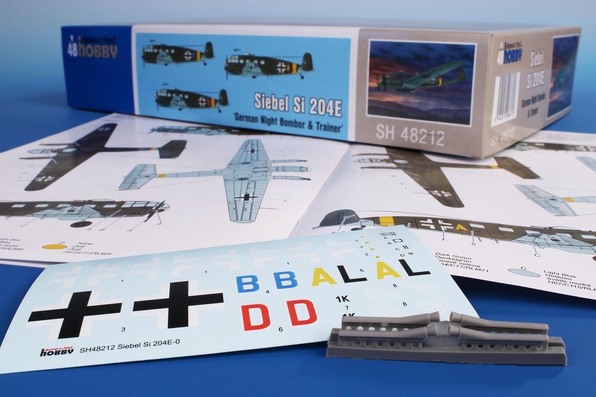 Special Hobby 48212 Siebel Si 204E &amp;#39;German Night Bomber &amp;amp; Trainer&amp;#39; 1/48 – immagine 2