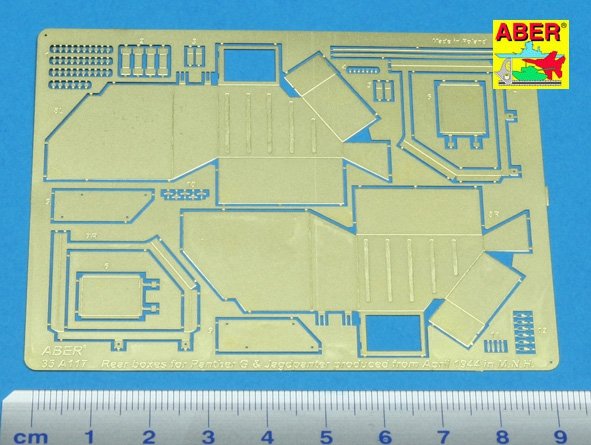 Aber 35A117 Rear boxes for Panther G &amp;amp;Jagdpanter produced from April 1944 in MNH (1/35) – imagen 2