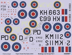 Kagero KD32003 Mustangs over Europe Part 1 Nos. 303 &amp;amp; 309 Squadrons 1/32 – image 2
