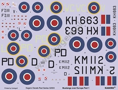 Kagero KD32003 Mustangs over Europe Part 1 Nos. 303 &amp;amp; 309 Squadrons 1/32 – image 2