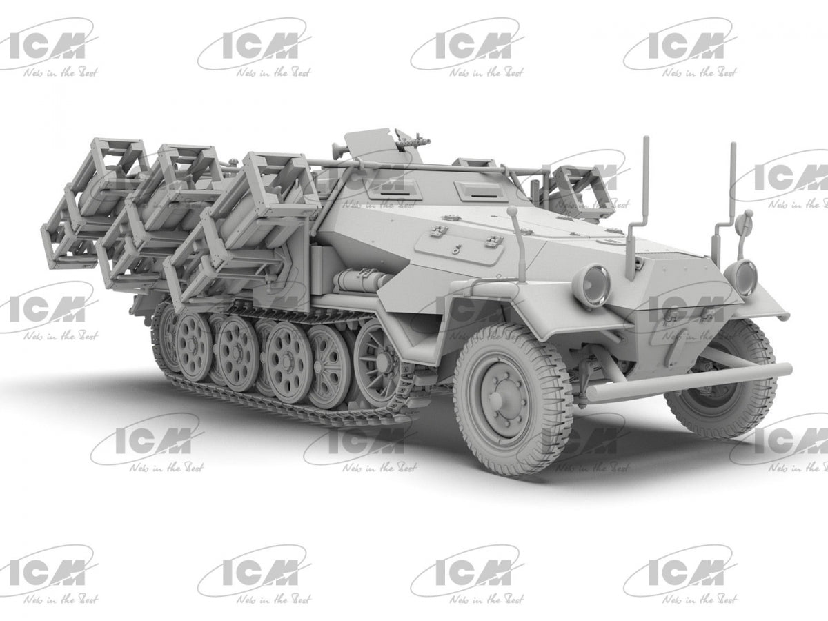 ICM 35107 "Stuka zu Fuss" Sd.Kfz. 251/1 Ausf.B WWII German MLRS 1/35