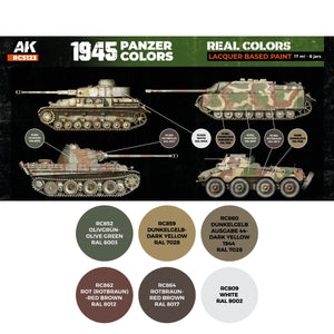 AK Interactive RCS123 1945 Panzer Colors 6x17ml – Bild 2