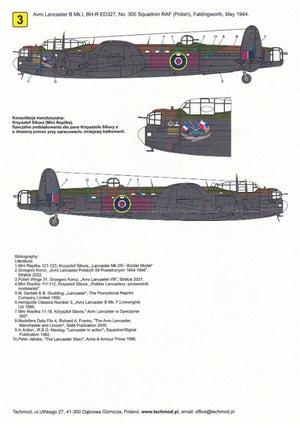 Techmod 72166 Avro Lancaster B Mk. I 1/72 – obrázek 5