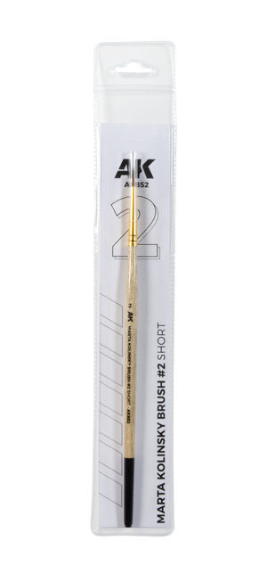 AK Interactive AK852 MARTA KOLINSKY BRUSH #2 SHORT – obrázek 3