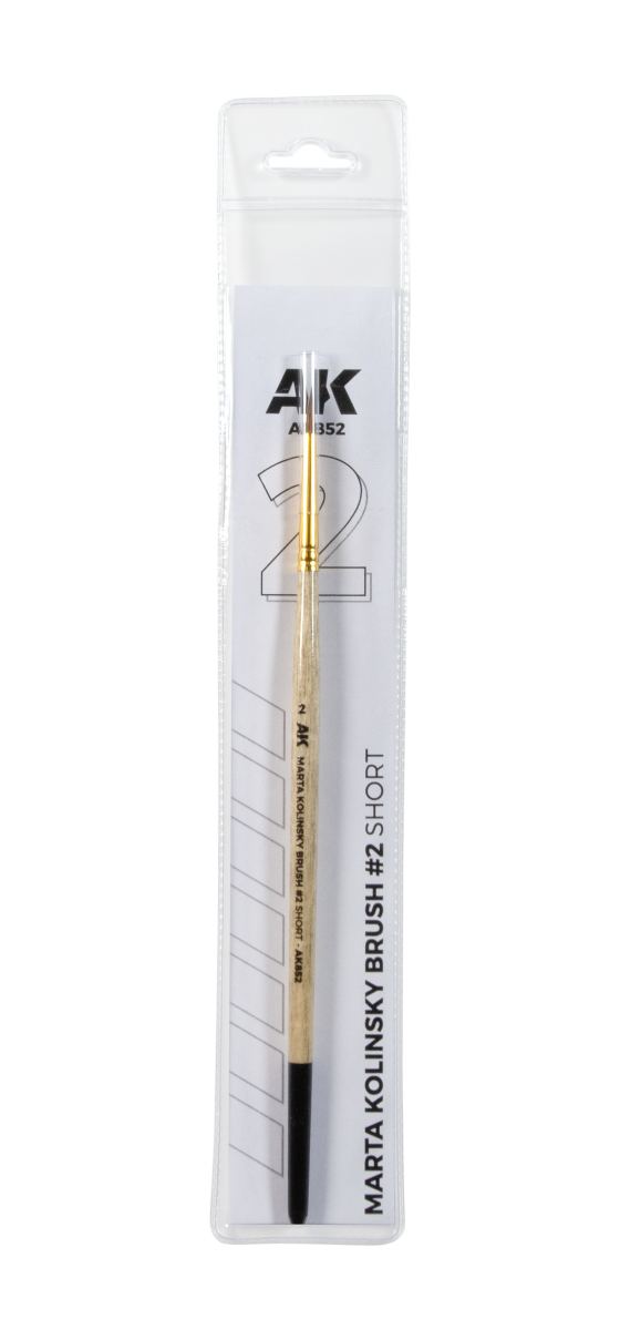 AK Interactive AK852 MARTA KOLINSKY BRUSH #2 SHORT – obrázek 3