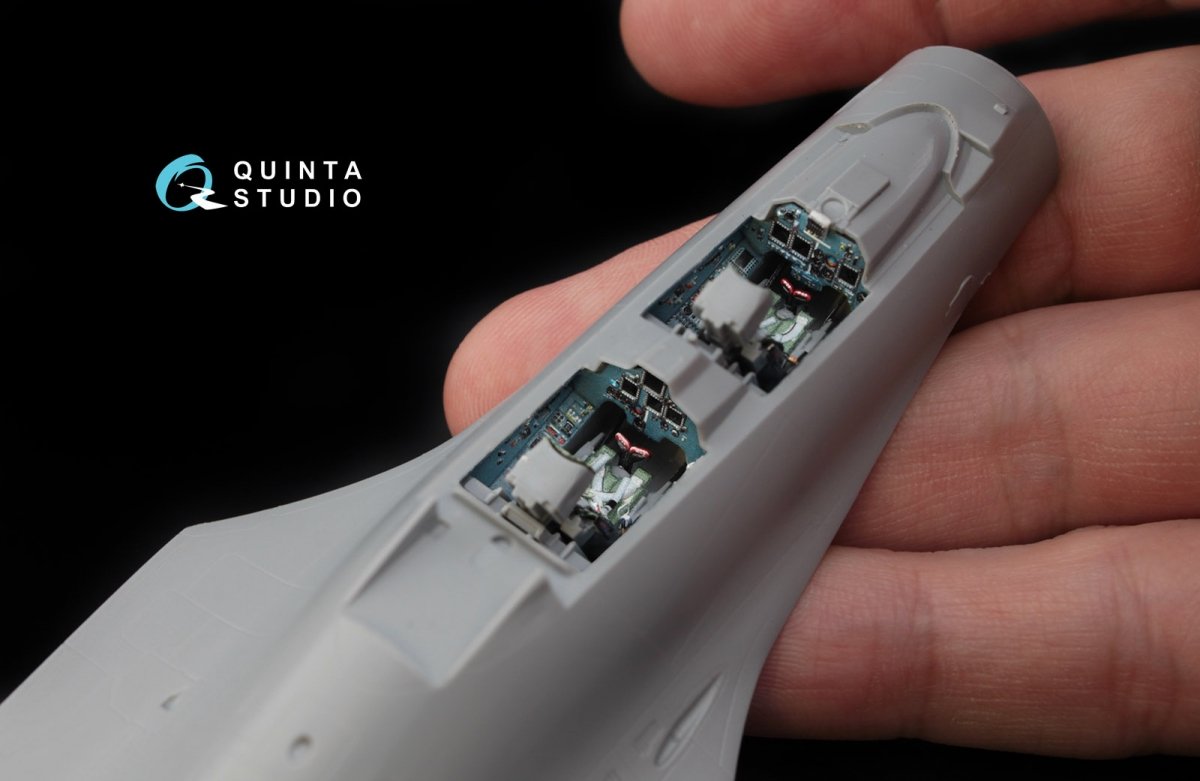 Quinta Studio QD72012 Su-30SM 3D-Printed &amp;amp; colored Interior on decal paper (for Zvezda kit) 1/72 – image 7