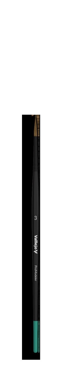 VALLEJO B01003 - Brush - Pro Modeler - Natural Hair Round No. 3 – image 2