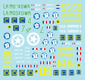 Star Decals 35-C1103 French Shermans #2 1/35 – Bild 3