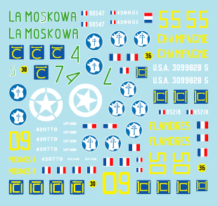 Star Decals 35-C1103 French Shermans #2 1/35 – Bild 3