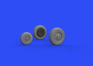 Roues Eduard 648523 F-104, modèle KINETIC MODEL (début de production), échelle 1/48  – image 3