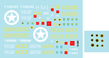 Star Decals 35-863 27th Armored Brigade #2 1/35 – image 2