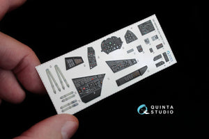 Quinta Studio QD48036 Mi-24V NATO (black panels) 3D-Printed &amp;amp; colored Interior on decal paper (for Zvezda kit) 1/48 – image 3