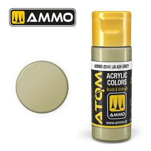 AMMO of Mig Jimenez 20141 ATOM COLOR IJN Ash Gray 20ml