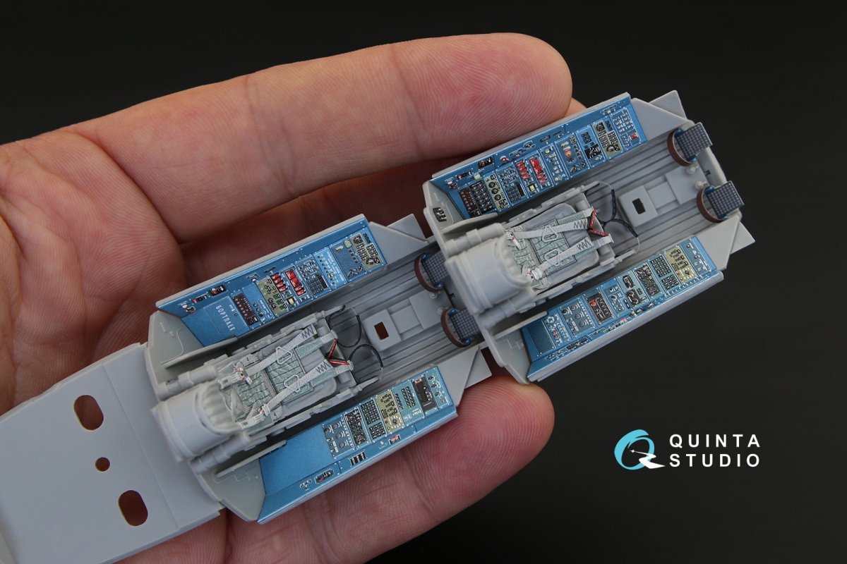 Quinta Studio QD32041 Su-30MKK 3D-Printed &amp;amp; colored Interior on decal paper (for Trumpeter kit) 1/32 – obrázek 9
